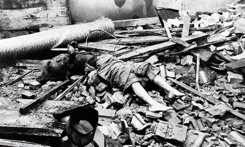 barbarous bombing raids by the U.S. imperialists-12